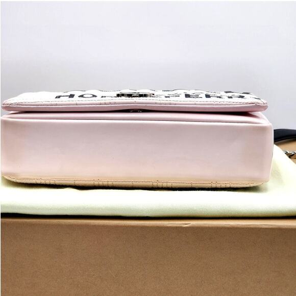 BURBERRY PATENT QUILTED HORSEFERRY PRINT SMALL LOLA BAG PINK - Picture 16 of 16